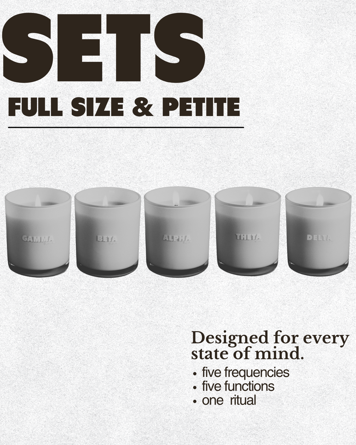 Complete Full Size Brain Wave Candle Set – Halsonus