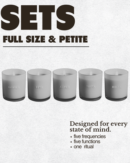 Brain Wave Complete Candle Collection