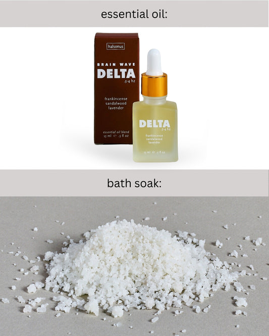 DELTA BRAIN WAVE ESSENTIAL OIL & BATH SOAK